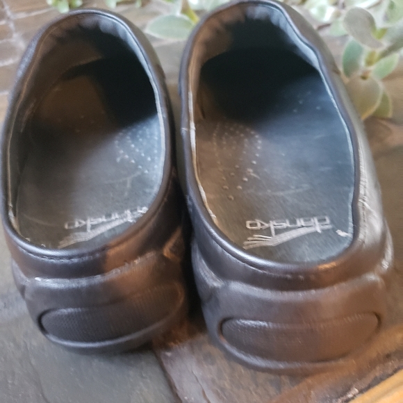 Dansko black leather comfort shoes sz 12 - Picture 5 of 8